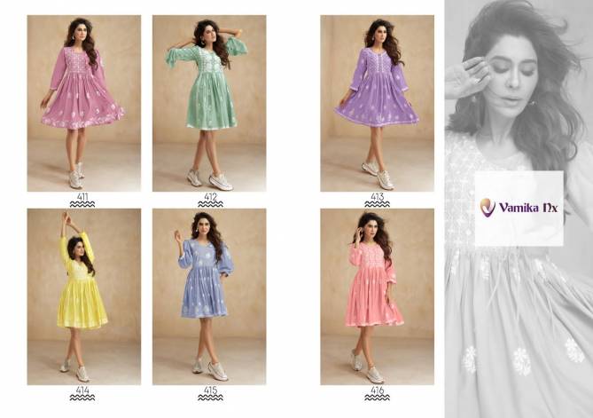 Vamika Ibadat Designer Tunic Style Kurtis Catalog
